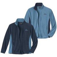Atlas for Men Men's Fleece Jacket Pack of 2 in Duck Egg Blue | Size: 5XL