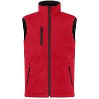 Clique Men's Softshell Padded Gilet in Red | Size: 2XL