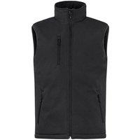 Clique Men's Softshell Padded Gilet in Black | Size: Small