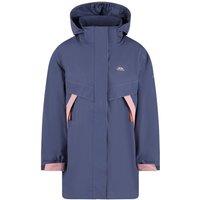Trespass Girl's Bronia Waterproof Jacket in Blue | Size: 7-8 Years