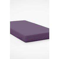 Belledorm Easy Care 200 Thread Count Cotton Polyester Percale 28cm Fitted Sheet in Dark Mauve | Size: Emperor