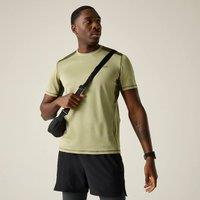 Regatta Men's Virda Short Sleeved Active Mesh T-Shirt in Pale Green | Size: XL
