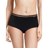 Chantelle Women's Graphic High Waist Period Pants in Black | Size: 12