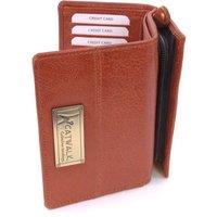 Catwalk Collection Handbags Women's Victoria Medium Leather Purse With RFID Protection in Tan