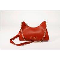 Sinner London Women's BURNING DESIRE HANDBAG in Red