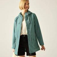 Regatta Women's Norana Hooded Waterproof Jacket in Teal | Size: 20