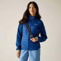 Regatta Women's Clumber Water-Repellent Hybrid Quilted Jacket in Dark Blue | Size: 8