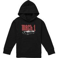 Ford Mustang Mach 1 Youth Pull-Over Hoodie, Black | Size: 9-11 Years