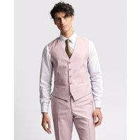 Ted Baker Men's Burra Slim Fit Rose Sharkskin Waistcoat in Pink | Size: 44R