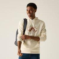 Regatta Men's Cline Graphic Over the Head Hoody in Light Stone | Size: XL