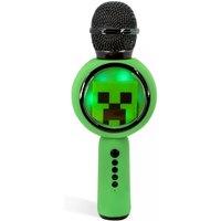 OTL Minecraft Karaoke Microphone & Wireless Speaker with LED Lights in Green