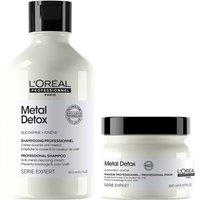L'Oreal Professionnel Metal Detox Shampoo Hair Mask Duo in Clear