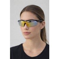 SVNX Outdoor Sports Racer Sunglasses In Muted Multi With Case