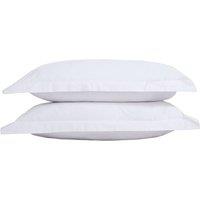 The Linen Consultancy 'TLC 5 Star Hotel Concept' 250TC Cotton Percale Oxford Pillowcase Pair in White
