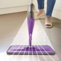 Clarsen Spray Mop With Microfibre Heads & Onboard Water Supply