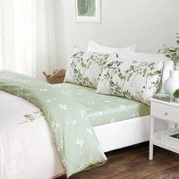 Coopers of Stortford Green Reversible Duvet Set with Sheets & Pillowcases | Size: King