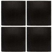 Selbrae House 4 Slate Coasters - Square - Gift Boxed in Dark Grey