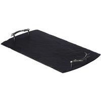 Selbrae House Slate Serving Tray - Large - Antler Handles - Gift Boxed in Dark Grey | Size: 1 Pack