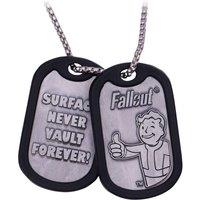 Fallout Metal Dog Tags in Metallics