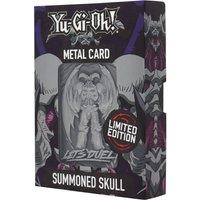 YU-GI-OH! Limited Edition Summoned Skull Collectible Metal Card in Metallic Silver