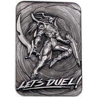 YU-GI-OH! Limited Edition Black Luster Soldier Metal Card in Metallic Silver