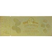 Back To The Future Limited Edition 24k Gold Plated Biff Tannen Museum Entrance Ticket in Metallic Gold