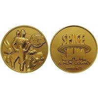 Space Jam Limited Edition Collectible Coin in Metallic Gold