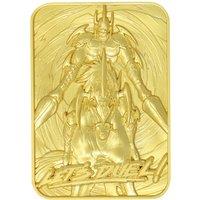 YU-GI-OH! Limited Edition 24k Gold Plated Gaia the Fierce Knight Metal Card in Metallic Gold