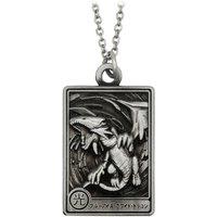 YU-GI-OH! Blue-Eyes White Dragon Necklace in Metallics
