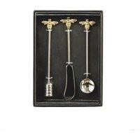 Selbrae House Breakfast Set - Bee in Metallics