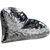 Selbrae House Hand Hammered Dish - Heart in Metallics