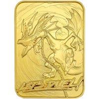 YU-GI-OH! Limited Edition 24k Gold Plated Harpie's Pet Dragon Metal Card in Metallic Gold