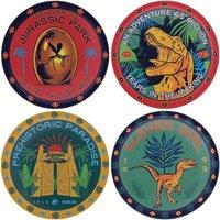 Jurassic Park Printed Non-Slip Drinks Coasters