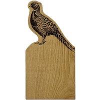 Selbrae House Framed Oak Serving Board - Small - Pheasant in Light Brown
