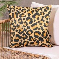 icon Cushion 43x43 Kyoto Fabric, New Leopard Print