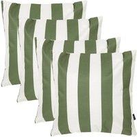 icon 4 Pack Cushion 43x43 Kyoto Fabric, Stripe, Olive