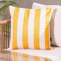 icon Cushion 43x43 Kyoto Fabric, Stripe, Yellow
