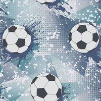 Holden Dcor Frenzy Football Textured Wallpaper in Blue