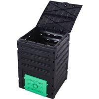 Living and Home 450L Garden Compost Bin in Green