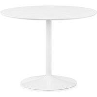 Cheshire Premium Belgravia 100cm Round White Pedestal Dining Table
