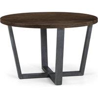 Cheshire Premium Huxford 120cm Dark Oak Round Dining Table