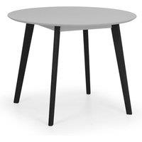 Cheshire Premium Casa 100cm Round Dining Table - Grey/Black