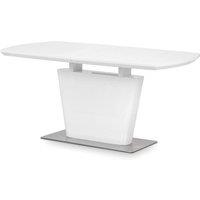 Cheshire Premium Como 90cm High Gloss Extending Dining Table - White