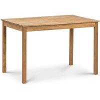 Cheshire Premium Coxmoor 75cm Rectangular Oak Dining Table in Brown