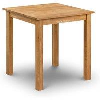 Cheshire Premium Coxmoor 75cm Square Oak Dining Table in Brown