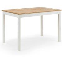 Cheshire Premium Coxmoor 75cm Rectangular Dining Table - Ivory & Oak