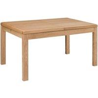 Cheshire Premium Curve 90cm Oak Dining Table in Brown
