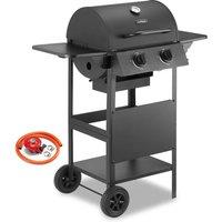 VonHaus Gas BBQ with 2 Burners in Black
