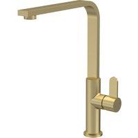 Balterley Chara Kitchen Mixer Tap for Sink Mono - Brushed Brass in Metallics