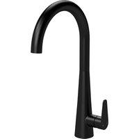 Balterley Situla Kitchen Mono Mixer Tap, 398mm Single Lever Matt Black